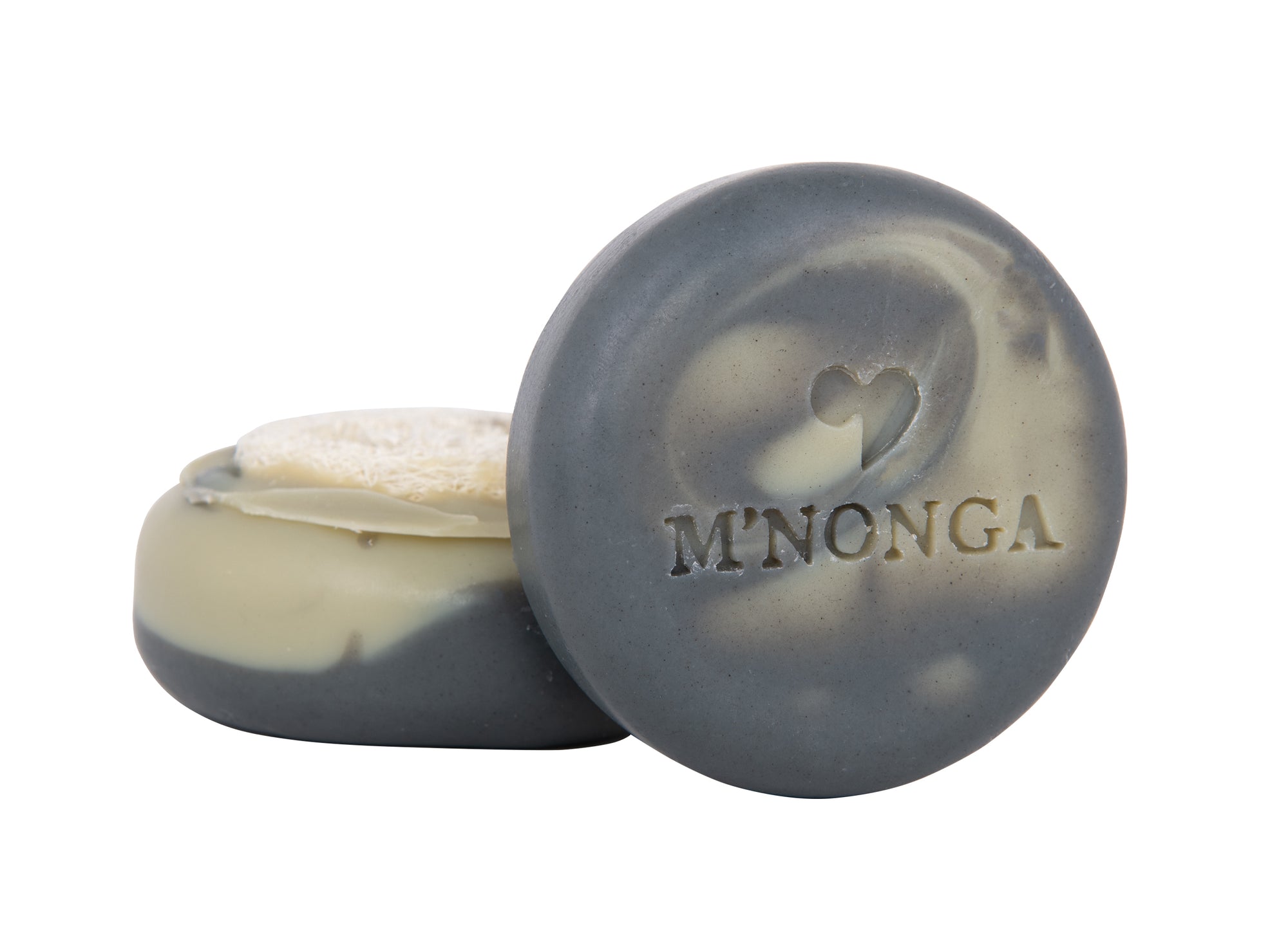 GRAY CLAY LUFFA SOAP