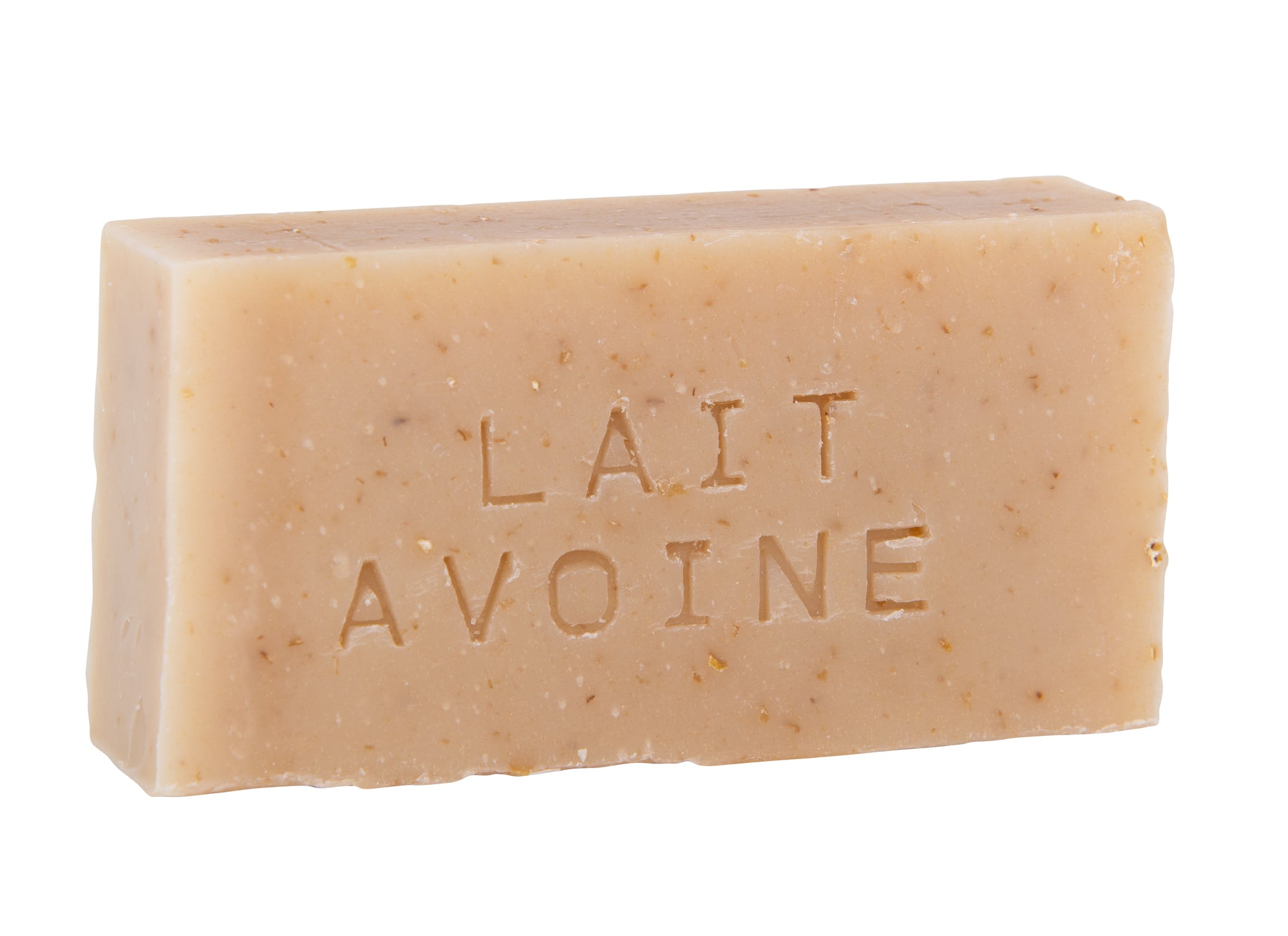 Savon corps visage 90 g.  Forme rectangulaire unicolor beige un peu exfoliant. Lait de vache et avoine. Aucun odeur. Surgras à 8%.  Notre savon convient à tous les types de peau et constitue le choix idéal pour une utilisation quotidienne afin d'obtenir une peau lisse et éclatante. Non végane