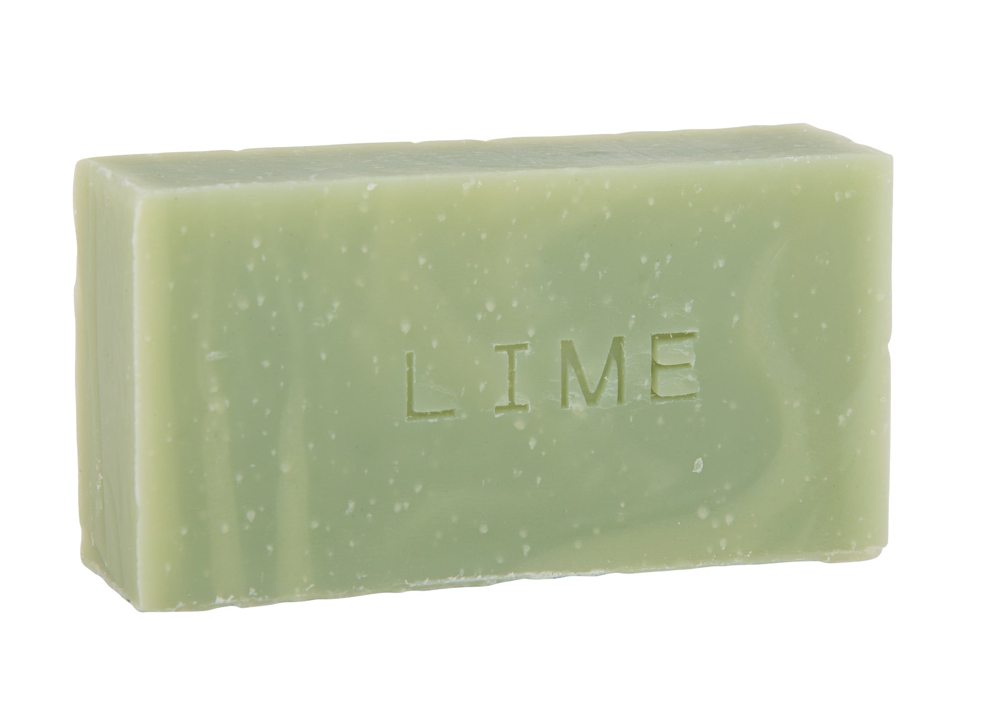 Savon corps visage 90 g.  Forme rectangulaire unicolor lime. Huile essentielle lime. Surgras à 8%.  Notre savon convient à tous les types de peau et constitue le choix idéal pour une utilisation quotidienne afin d'obtenir une peau lisse et éclatante.