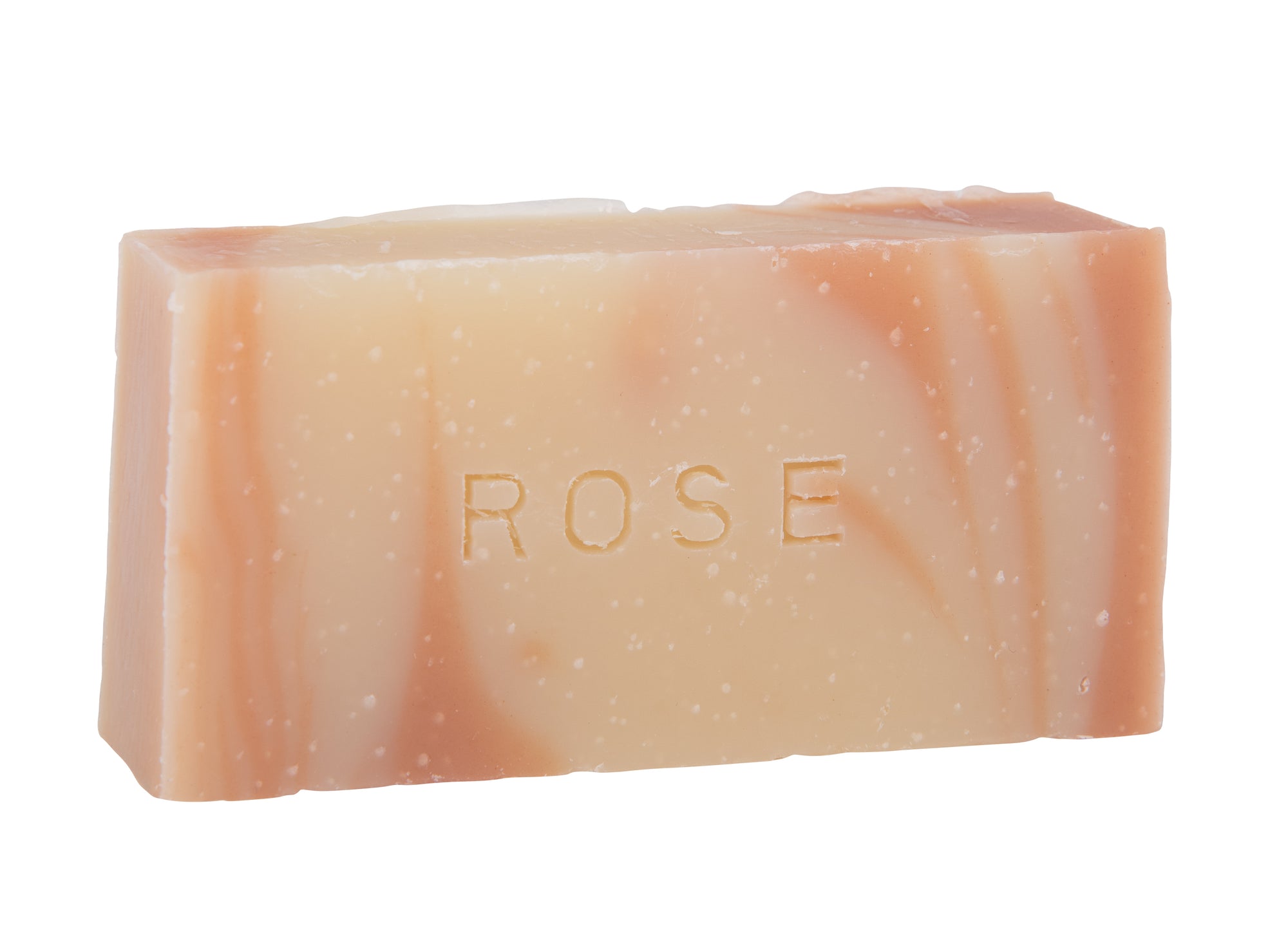 Savon corps visage 90 g.  Forme rectangulaire bicolor rose et nature. Fragrance rose. Argile rouge. Surgras à 8%.  Notre savon convient à tous les types de peau et constitue le choix idéal pour une utilisation quotidienne afin d&#39;obtenir une peau lisse et éclatante.