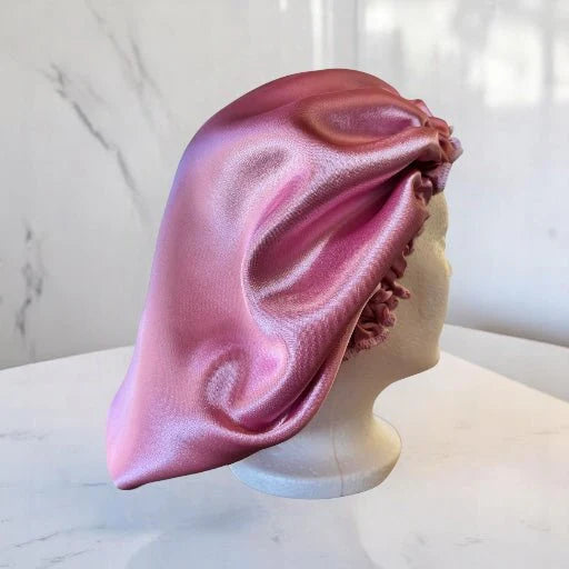 Bonnet de nuit en satin Kimo