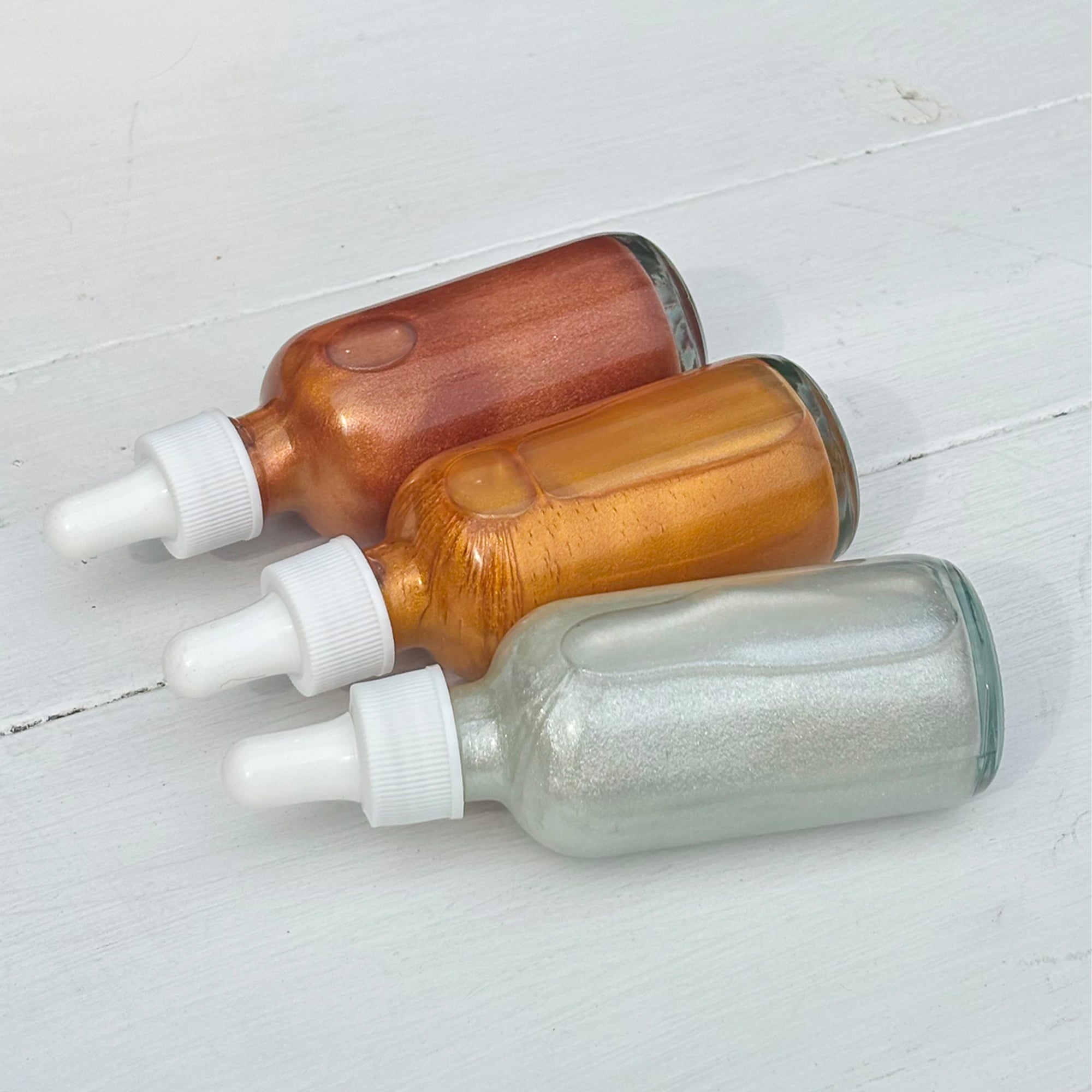 Atelier huile scintillante à Montréal - bouteille en verre personnalisée